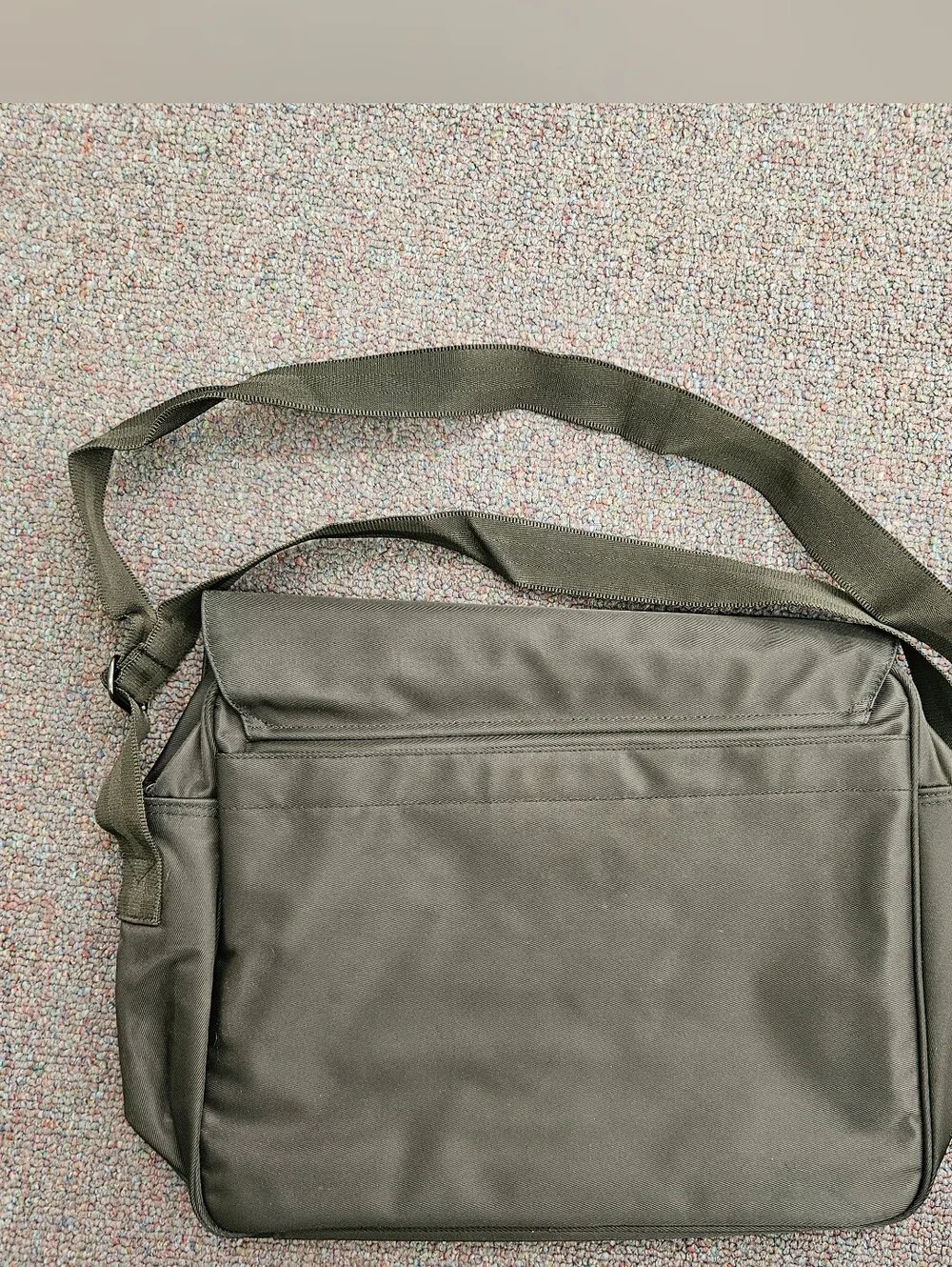 Calvin Klein Black Messenger Bag with CK Logo